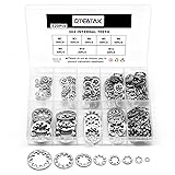 QTEATAK 320Pcs Lock Washers 304 Stainless Steel