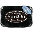 StazOn Color Ink Pad Color: Timber Brown