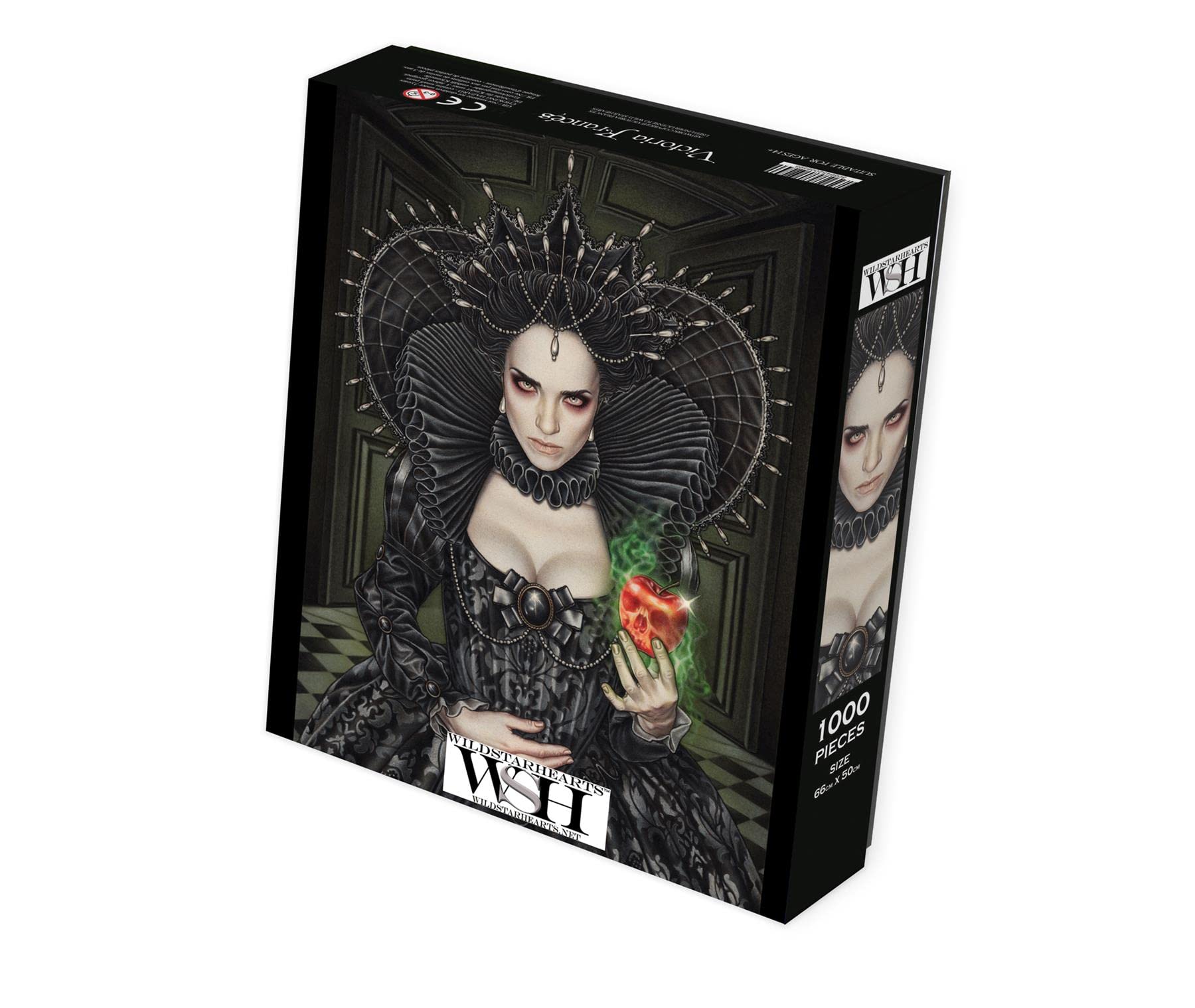 Poisonous Envy 1000 Piece Jigsaw Puzzle, Victoria Frances Artwork Gothic Occult Dark Fantasy Print (Includes Poster Puzzle Guide)