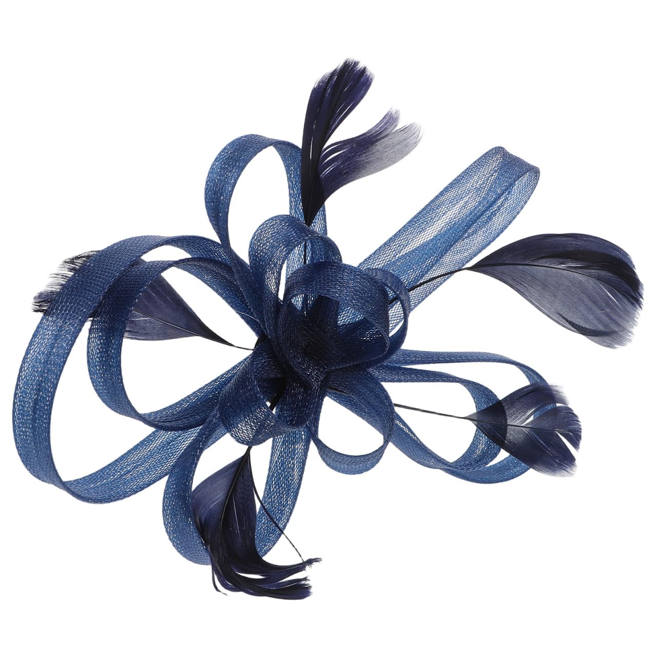 Holibanna Bridal Fascinator Hair Clip Headdress Wedding Hair Accessory for Formal Party Banquet Elegant Women S Pin 6X3X1.2 Inches