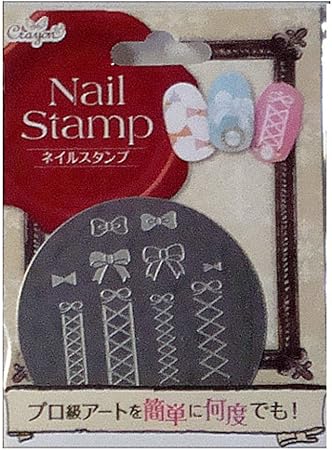 Amazon クレヨン ネイルスタンプ シンプルリボン Cnsp1603 クレヨン ネイルスタンパー ステンシル 通販