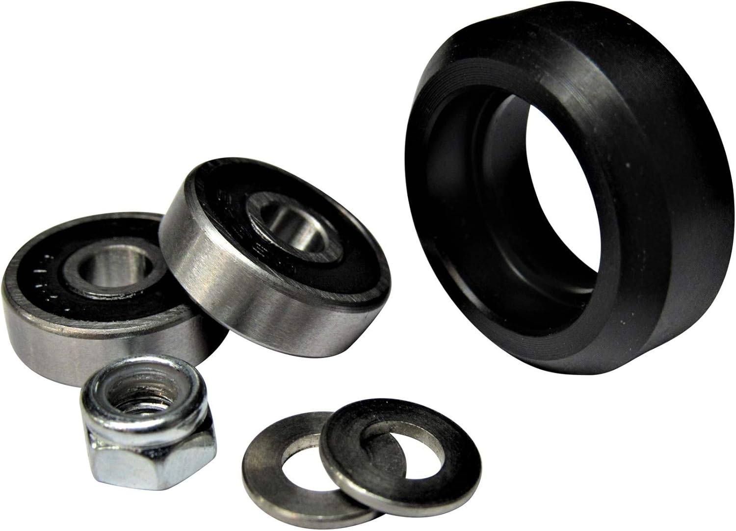 Delrin Solid V Wheel Kit (6 pack) for 20mm extrusion linear