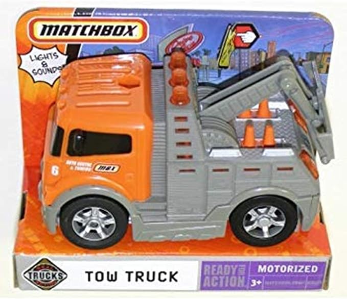 Matchbox Real Action Motorized TOW TRUCK Toys & Games