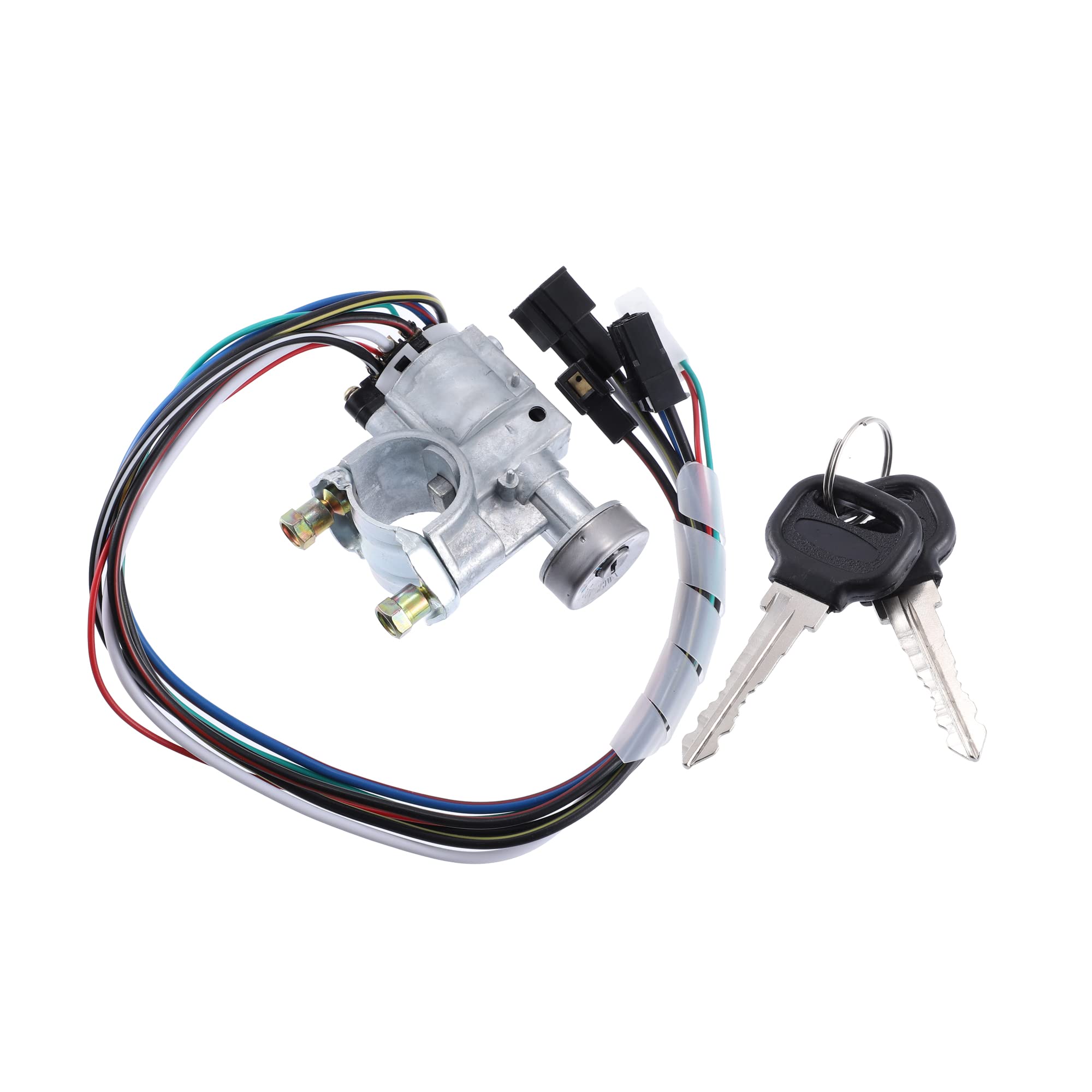 Photo 1 of X AUTOHAUX Ignition Switch Lock Cylinder with Key Replace for Mazda B2000 1986-1987 for Mazda B2200 1987-1993 for Mazda B2600 1989-1993 UB3976290