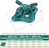Garden Sprinkler 360° 3 Arm Rotating, 31-48 ft Reach view 5