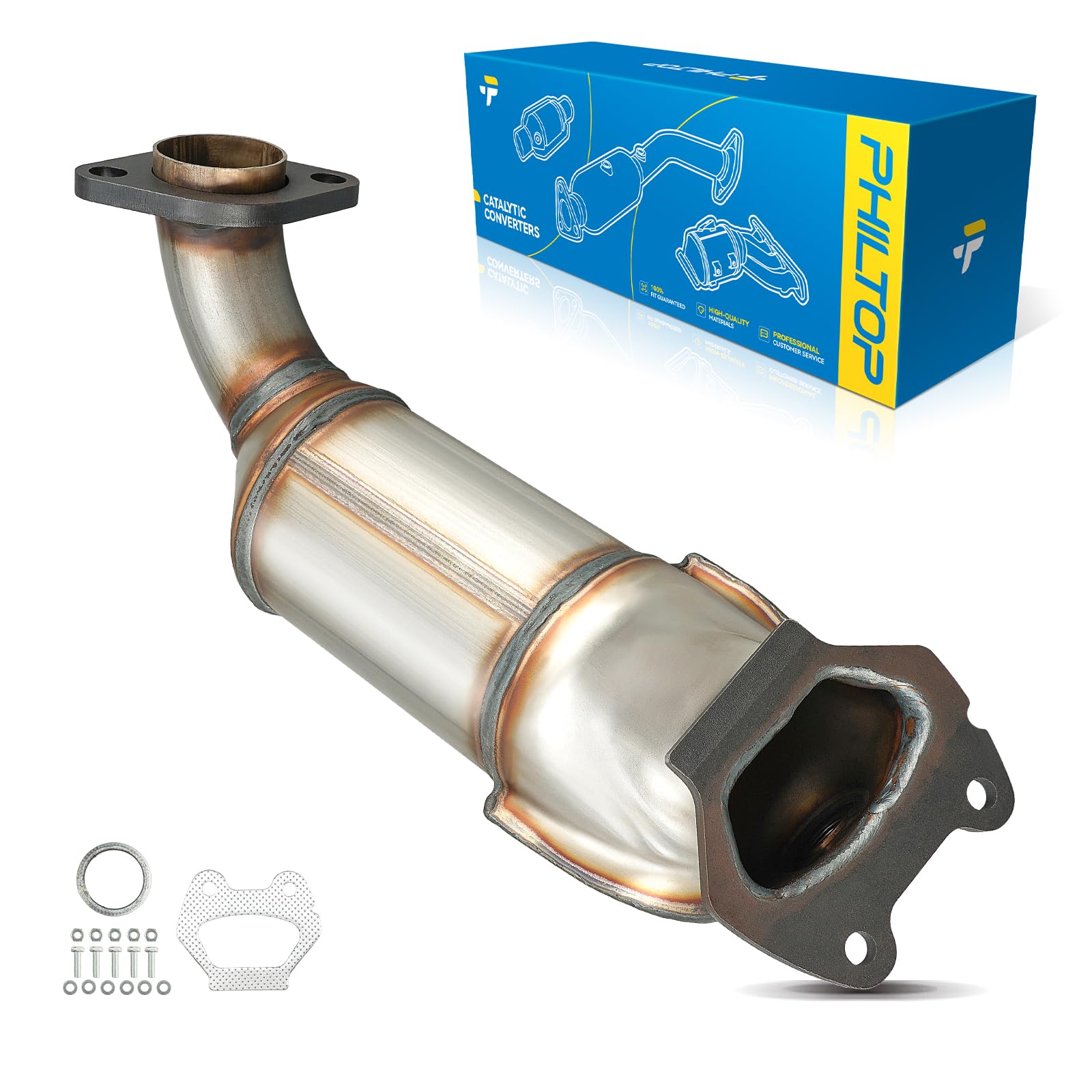 PHILTOP Front Catalytic Converter Kit Replacement