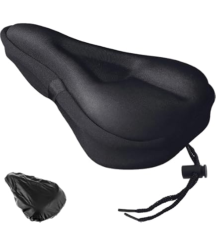 thumbnail image 2 of WITTKOP Bike Seat Cushion Made Of Comfy Memory Foam I Bike Seat Cover For Men & Women With Ergonomic 3-Zone-Concept I Bike Saddle Cover, For Peleton Seat Cushin, Bicycle Seat 2 of 13