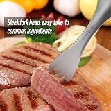 TiTo Titanium Spork 2-in-1 Ultra Lightweight Spoon Fork 18g Sandblasted view 4
