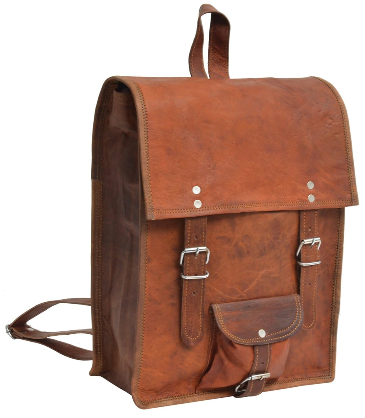 Gusti Leder nature "Joe" Genuine Leather Rucksack Vintage Sling