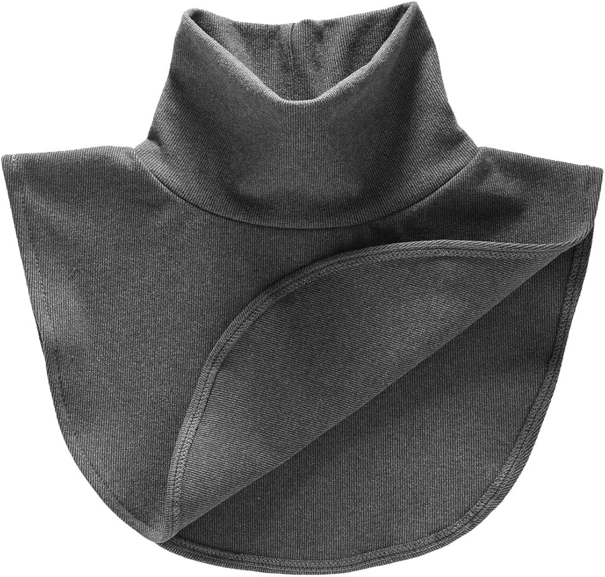 Amazon Feeshow 男女兼用 レディース メンズ タートルネック つけ襟 つけ ハイネック インナー 付け襟 ワンサイズ 防寒 冬 ネックウォーマー カバー グレー ワンサイズ ネックウォーマー 通販