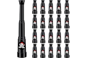 Charniol 20 Pcs Pirate Telescope for Pirate Party Favors Plastic Mini Monocular Toy for Birthday Party Treasure Find Pretend Play Supplies