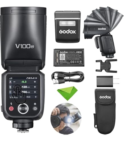 Godox AD100 Pro II AD100Pro II de 100Ws Flash, 490 disparos com