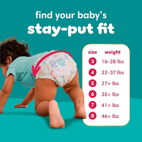 PAMPERS DIAPERS – CRUISERS 360 – SIZE 6, 104 COUNT, BABYPROOF UP TO 100% LEAKPROOF PULL-ON DIAPER