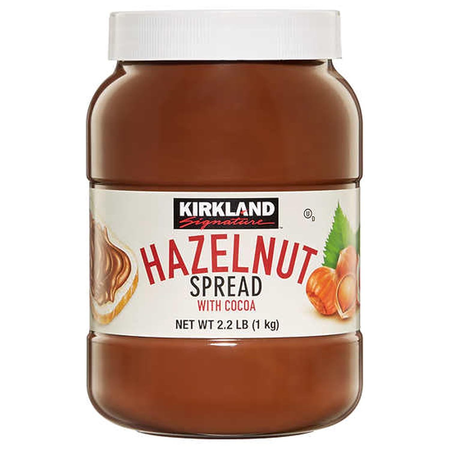 Kirkland Signature Hazelnut Spread with Cocoa 1kg Amazon.co.uk Grocery