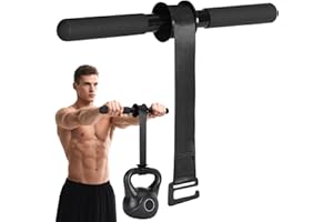 WOCUME Forearm Strengthener & Forearm Exerciser, Wrist Roller with PVC Anti-Slip Grip Handles, Forearm Strength Trainer with Ultra-Strong Nylon Webbing for Wrist and Forearm Strength Training