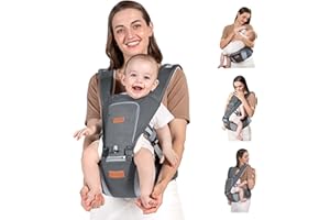 besrey Baby Carrier Front Facing Holder, Hip Seat, Dad Kangaroo Carrier, Toddler Chest Hybrid Wrap Carrier, Mens Ergonomic Body Carrier Backpack, Easy Infant Carrier Mesh, Forward Soft Carrier