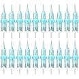 TATELF Tattoo Needles 1RL Tattoo Cartridge Needles 0.25mm 20PCS Round Liner Needle Cartridges for Tattooing Permanent Makeup Hair Scalp Eyebrow Lip with Membrane (0801R-0.25MM)