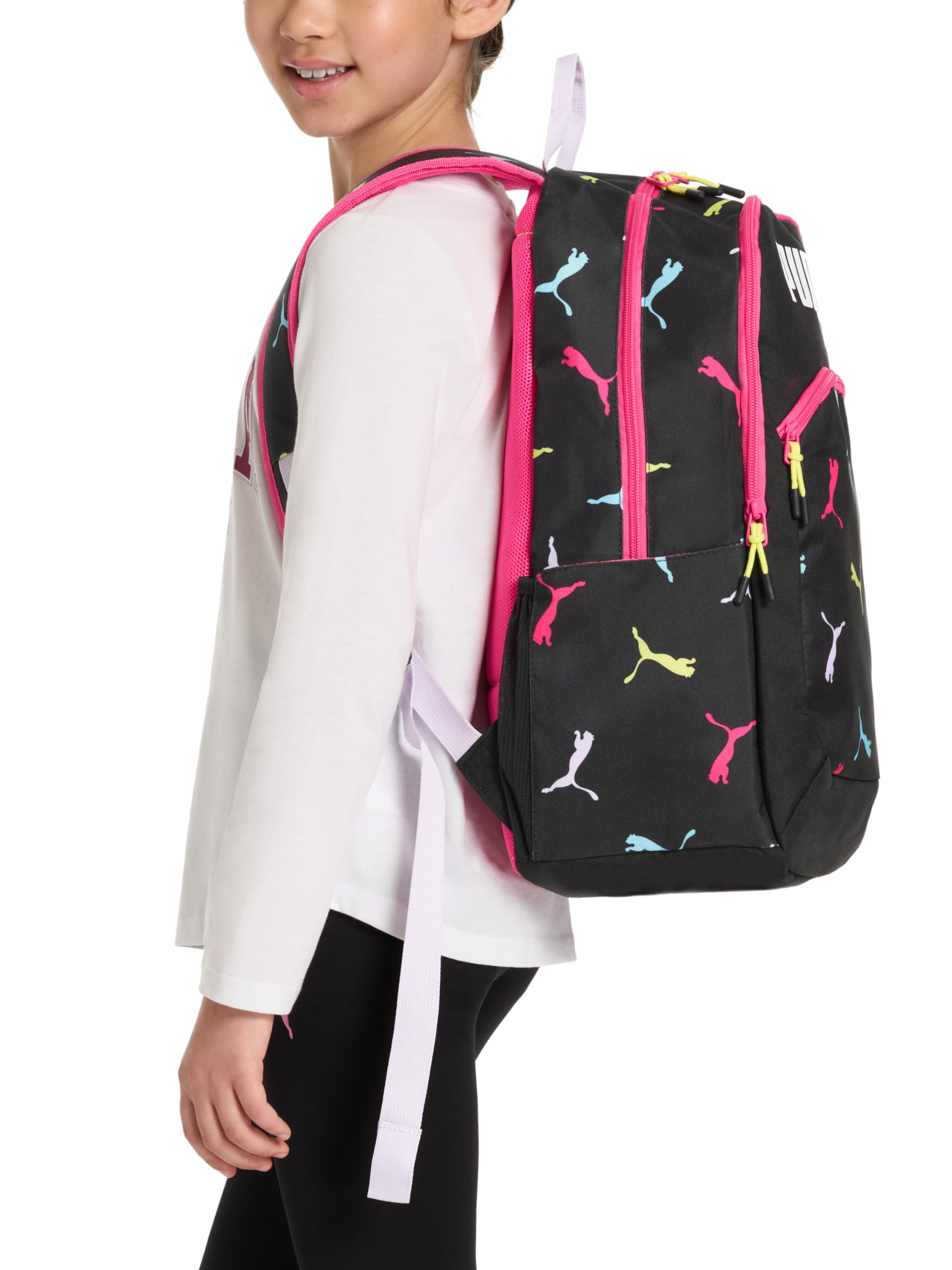 PUMA Unisex Kid's Rally 300 Backpack, Modern Mint/New Navy, Large