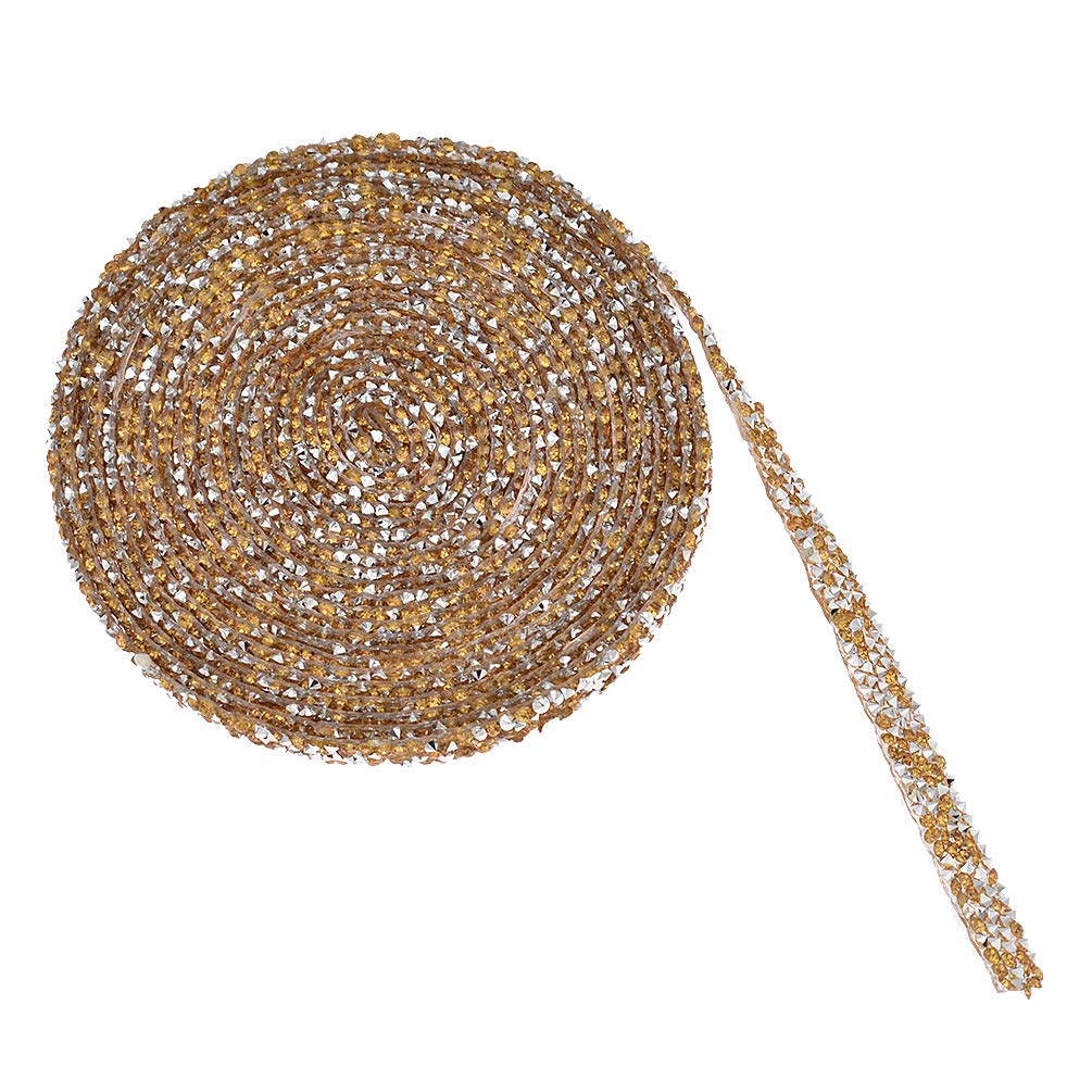 Hongma Ruban Pailleté Patch Autocollant Cristal Rhinestone -