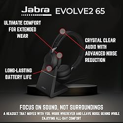 Jabra Evolve2 65 Flex MS Stereo Bluetooth Noise