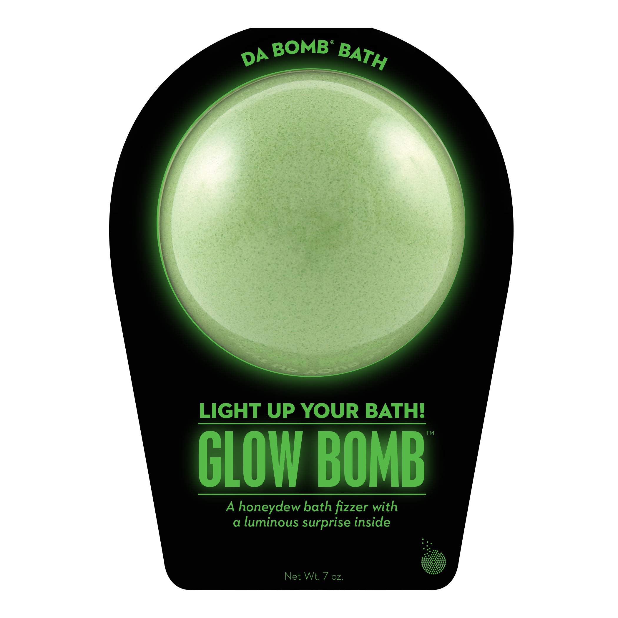 Da Bomb Glow Bath Green Honeydew | amzdealz
