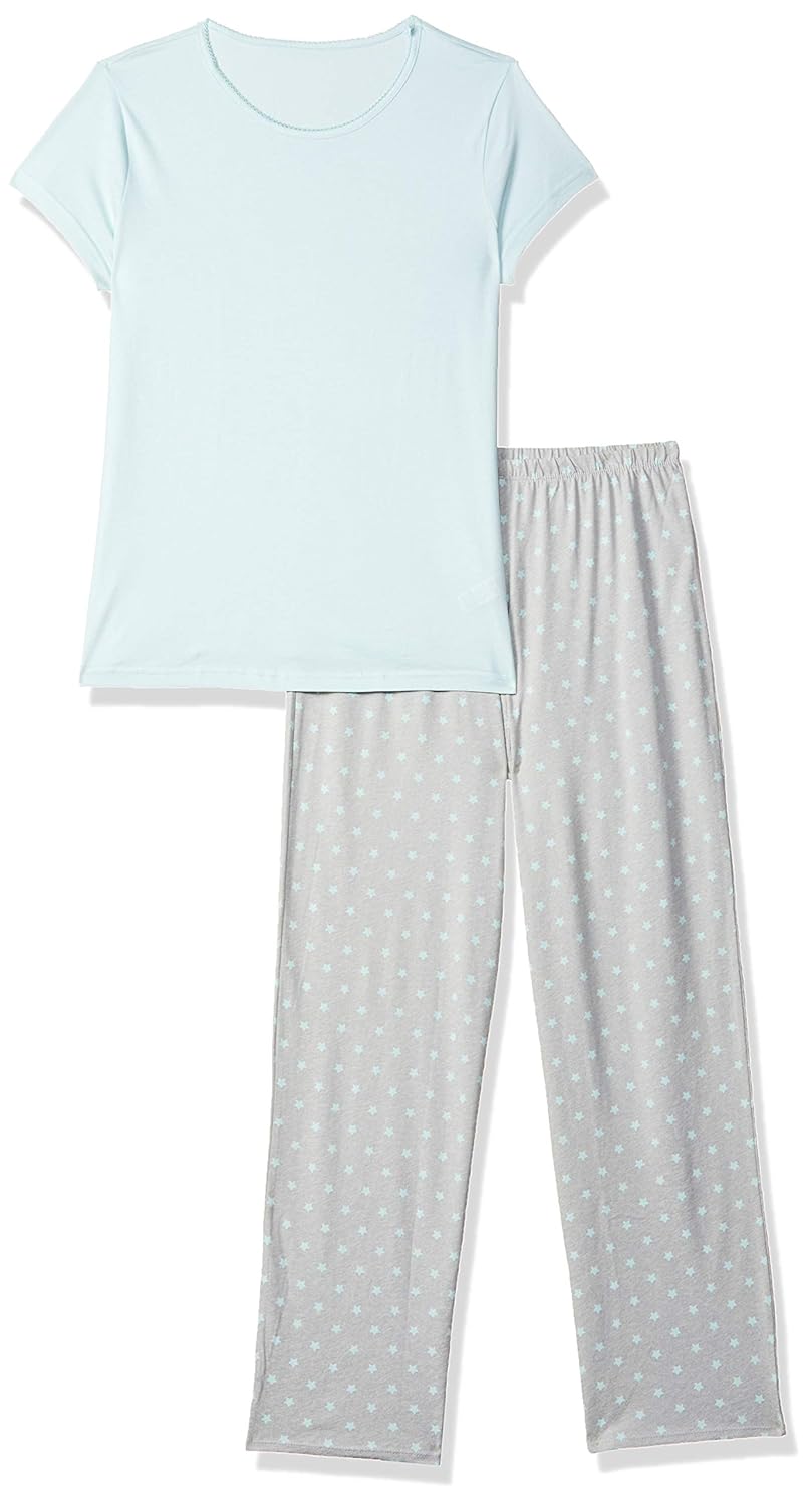 Buy Marks & Spencer Women's Pyjama Pajama Set (T374401F_Mint Mix_2426