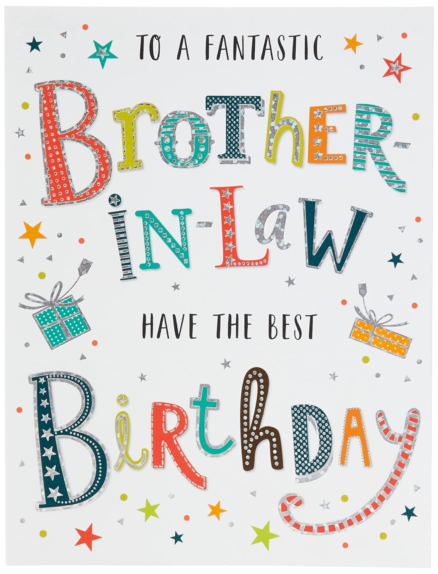 Piccadilly Greetings Modern Birthday Card Brother in Law - 8 x 6 inches - Regal Publishing,Green
