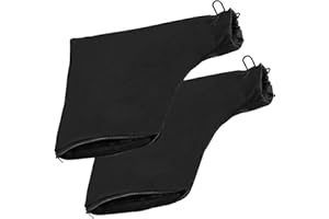 NOQUKA 255 Miter Saw Dust Bag (Black) -with Zipper and Corded Adjustable Stand, Dust Bag for Miter Saws, Table Saws, Belt San