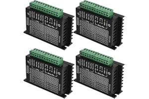 SZCY LLC 4 Pack TB6600 4A 9-42V Stepper Motor Driver CNC Controller, Stepper Motor Driver Nema tb6600 Single Axes Two Phase Hybrid Stepper Motor for CNC