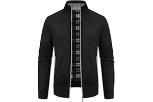 Mylldey Mens Sweater Cardigan Knitted Long Sleeve Men Sweaters Fall