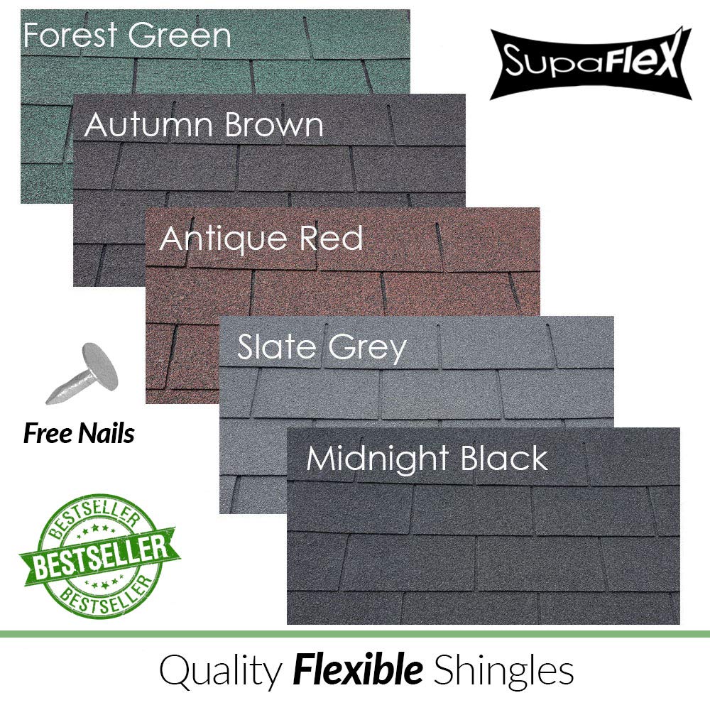 Roofing Felt Shingles Shed Roof Felt Square Butt 4 Tab Red