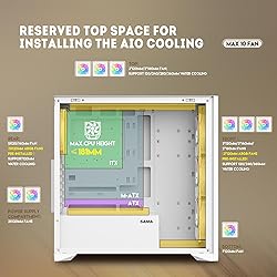 SAMA V Nature Mid Tower PC Case with Genuine Walnut