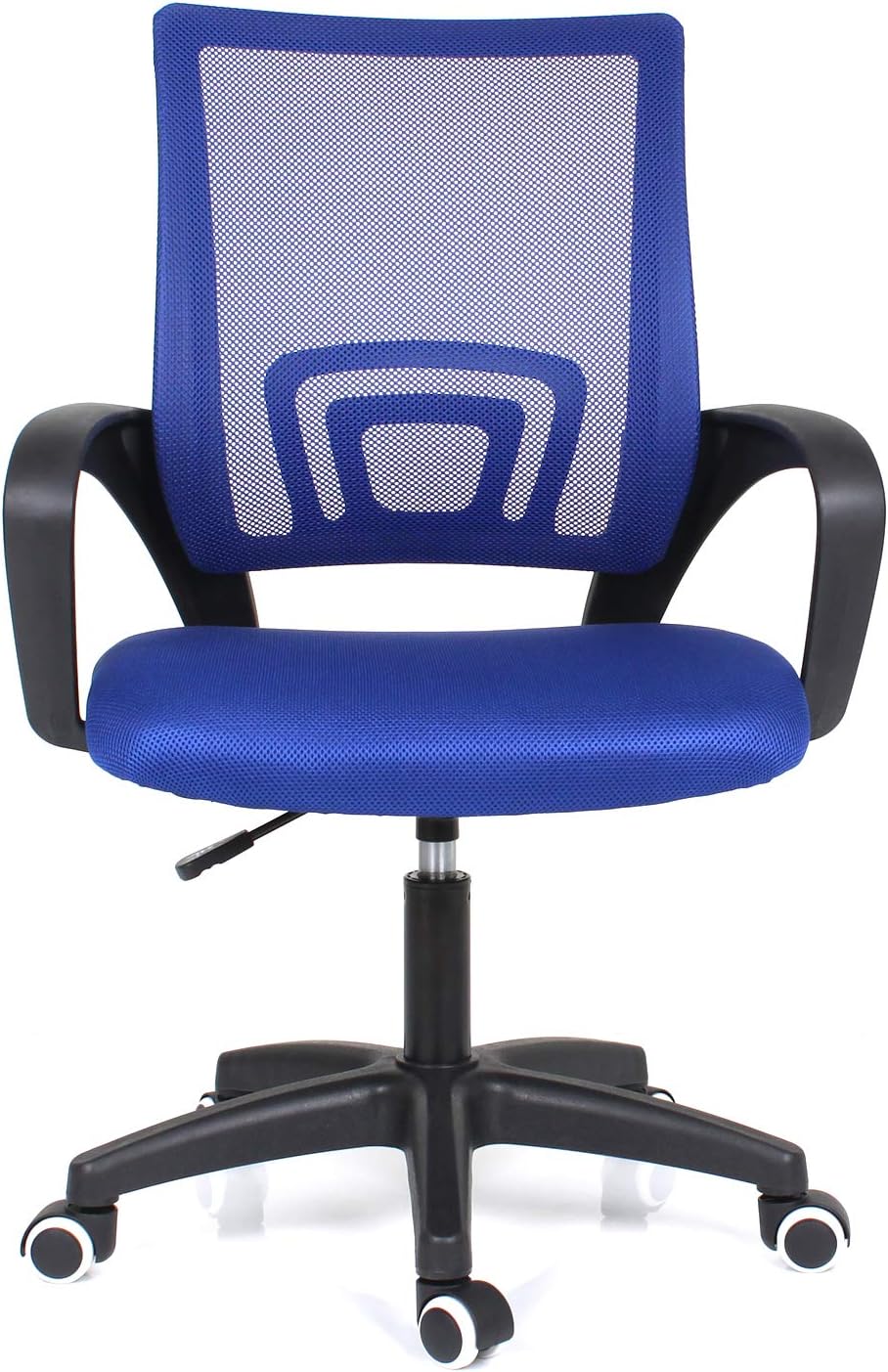 Outwin Blue Ergonomic Office Chair Adjustable Computer Chair Lumbar Support Desk Chair Advanced Version Mesh Chair Thicken Foot Swivel Chair Armchair Home Office Furniture for Adults