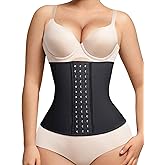 Waist Trainer for Women Latex Underbust Waist Cincher Corset, Tummy Control Corset Sport Girder Hourglass Body Shaper