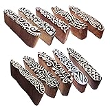 Clay Printing Stamps Urban Border Design Wood