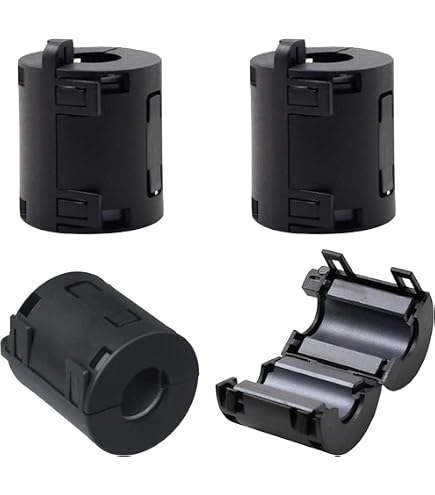 4-Pack 31500 Snap-on Ferrite Cores, EMI Noise Suppressor for