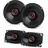 Infinity Reference Series REF607FSL 6.5" Shallow Mount Coax (Pair) with REF467F 4x6 2-Way Coax (Pair)