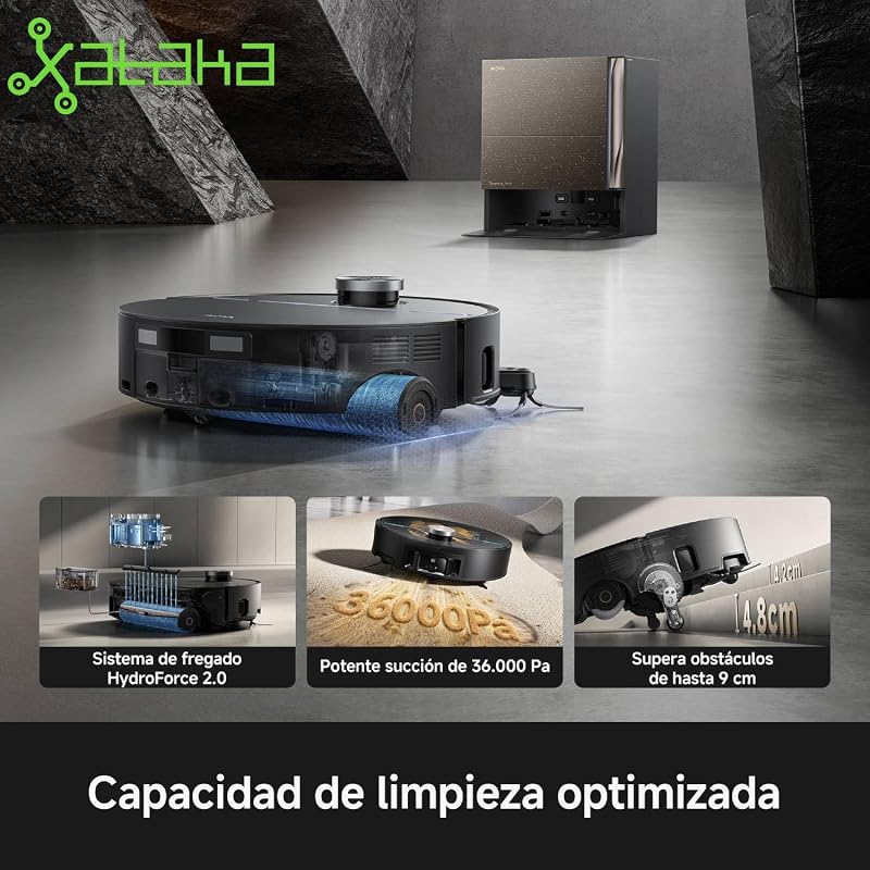 Z70 Ultra Roller Completo, Aspirador Robô, Preto
