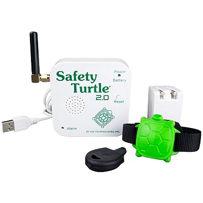 Safety Turtle New 2.0 Child Immersion PoolWater Alarm Kit - 2 Wristbands