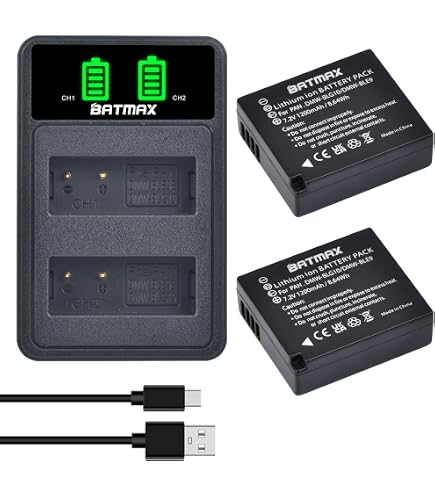 PATONA PREMIUM DMW-BLF19 E Batteria 2400mAh compatibile con Panasonic Lumix DC-G9 G9L G9EG G9LEG