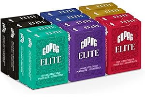 Copag Elite 100% Plastic Playing Cards, Poker Size (Standard) Jumbo Index Single Deck (12 Pack)