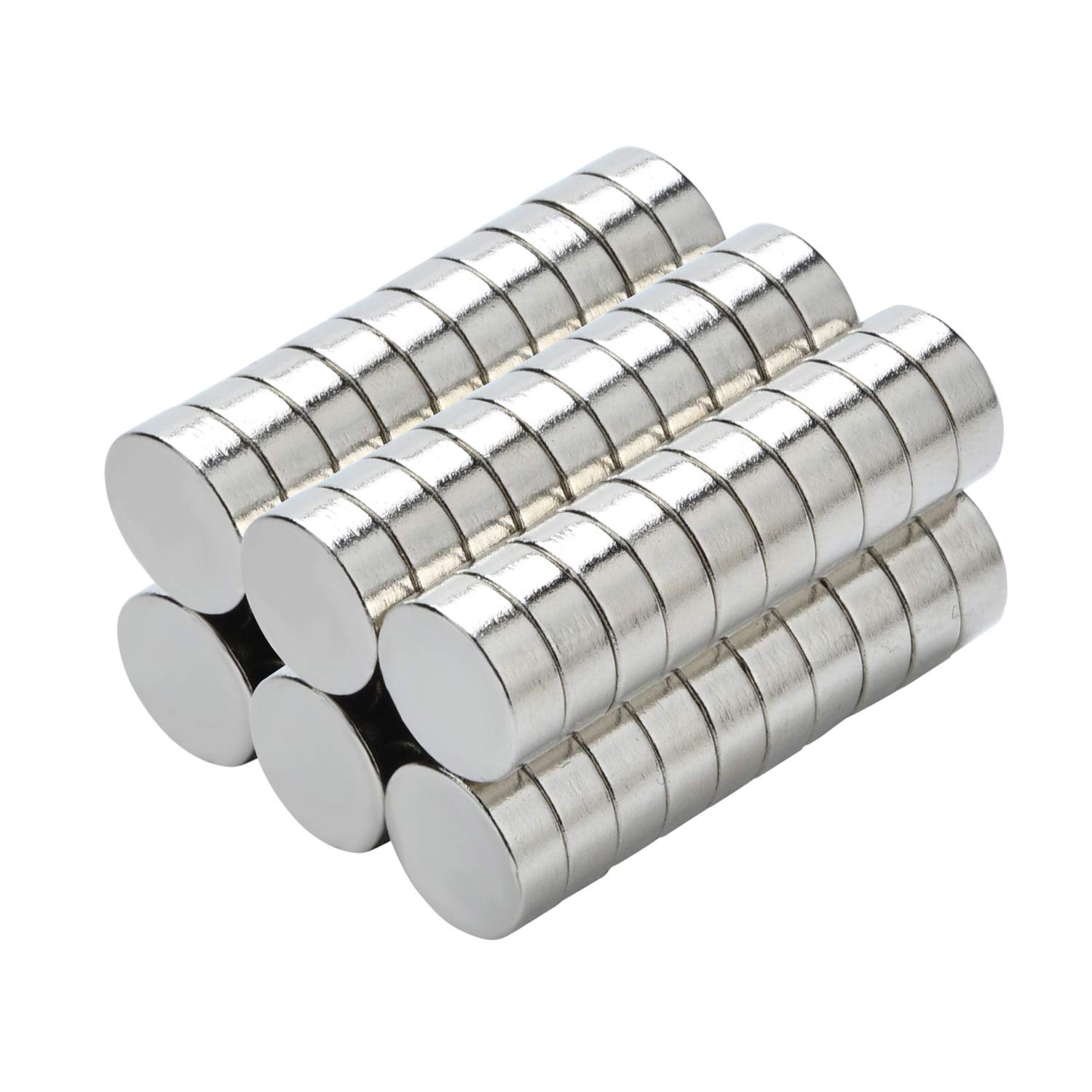 Yizhet 50 PCS 8 * 3mm Magnets, Neodymium, Small Mini yet Strong for Whiteboard, Fridge, Craft, Postcards