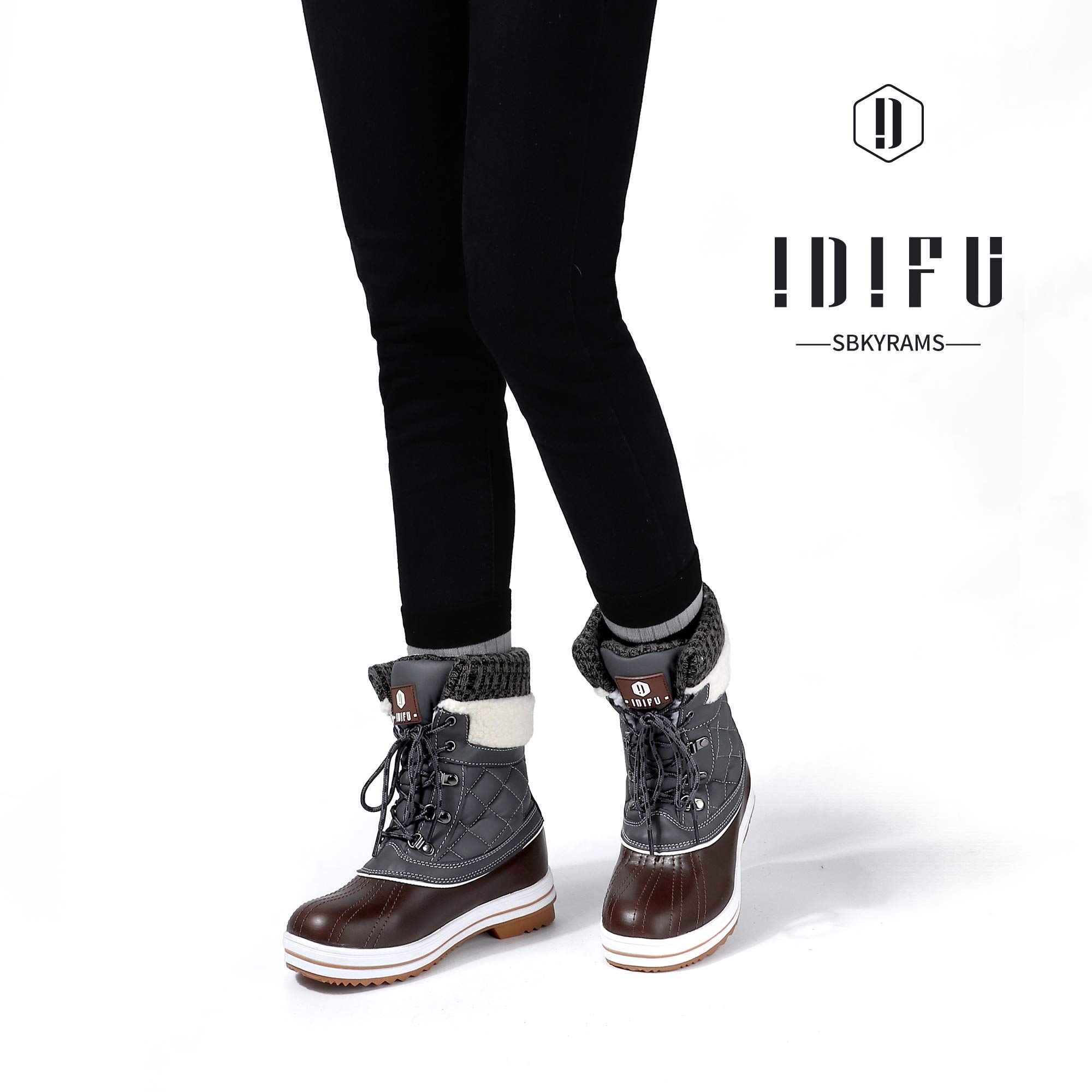 IDIFU womens Winter Boots - Image 3