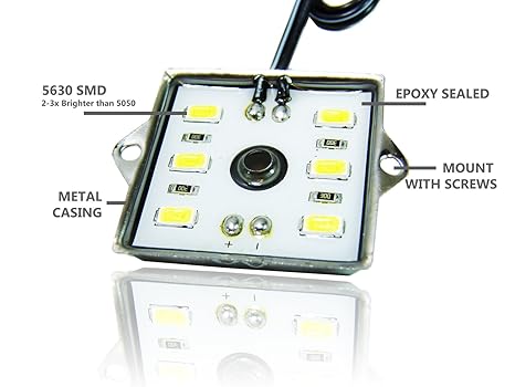 Amazon.com: Genssi 48 SMD 5640 Kit de 8 módulos LED ...