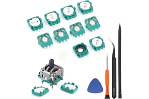 YWLRONG 10PCS for PS5 2K3 Ohm Potentiometer Replacement for PlayStation 5 Trim Pot Resistor Thumbstick Module Sensor for ALPS Analog Joystick Accessories Repair Parts(Green)
