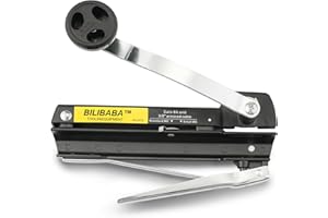 BLIBABA 53725 Armored and BX Cable Cutter, Easy-Assembly MC Cable Cutter with Durable Blade 2.0, Cuts 3/16" to 1/2" Armored Cable-BX-AC-MC-Greenfield, With Blades Storage