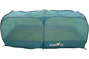 KEXMY Rural365 Portable Chicken Run – Large Pop-Up Chicken Pen for Small Animals – Outdoor Pet Enclosure Outdoor Rabbit Run