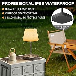 Lightbiz Outdoor Table Lamp - 8000mAh Cordless