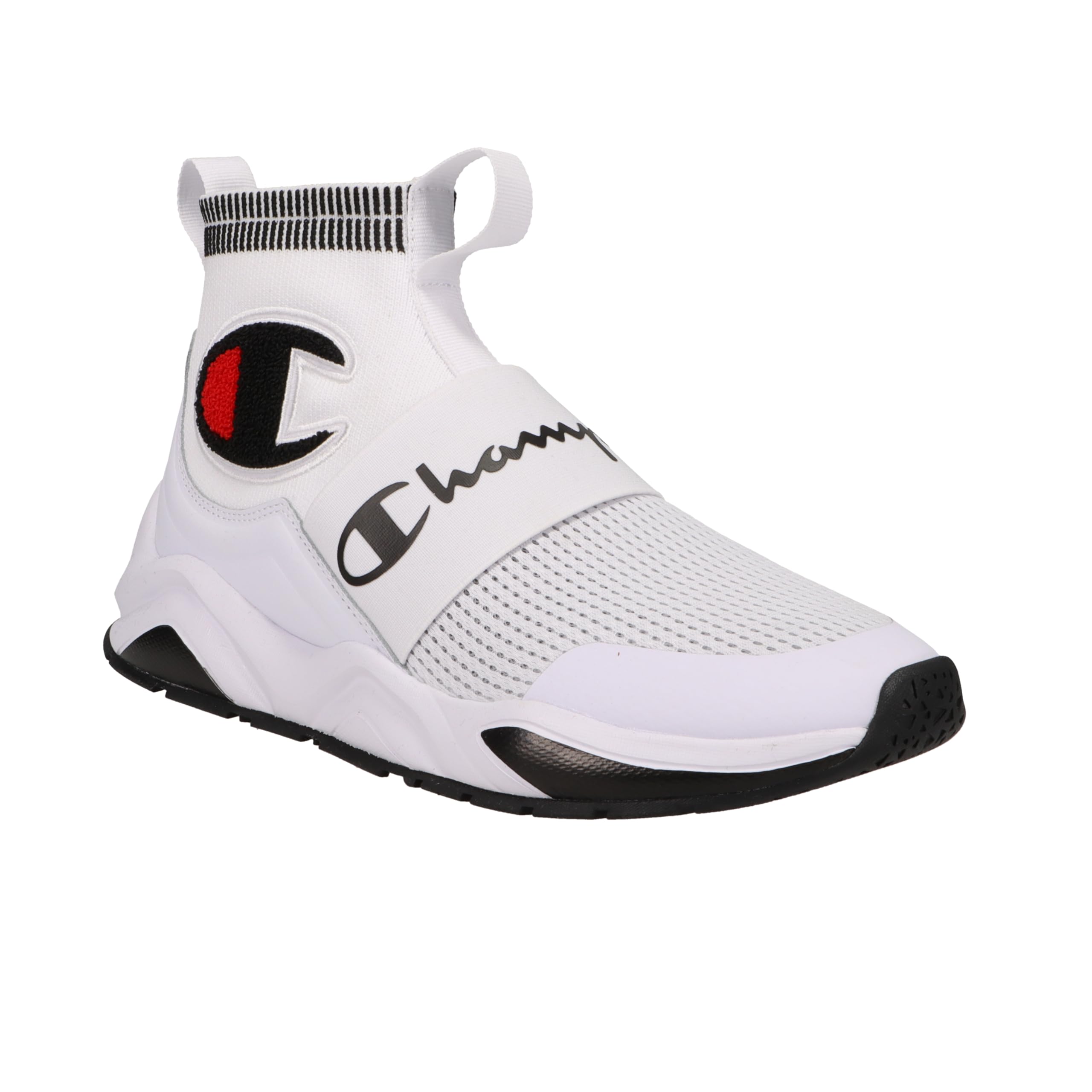 Champion Men's Rally Pro Athletic Lifestyle High-top Sneaker, White, 13 Image