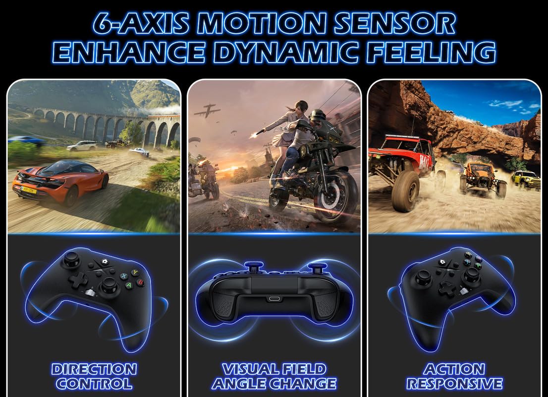 Gamrombo 2 Pack Wireless for Xbox Controller Series X|S, One & Windows 10/11, PC Steam Games, Built-in Audio Jack & Volume Button/Turbo/Macro/Dual Vibration, with 2.4GHz Adapter - Need to upgrade